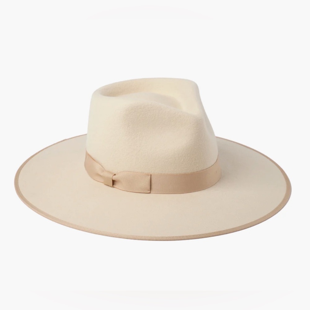 Lack of Color Ivory Rancher Fedora Hat
